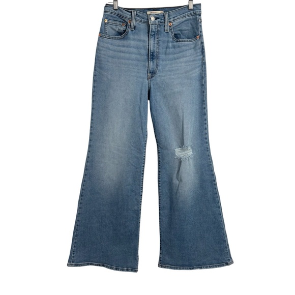 Levi's Denim - LEVIS Ribcage Bell flare denim Jeans high Rise Bell bottom light wash Sz 30